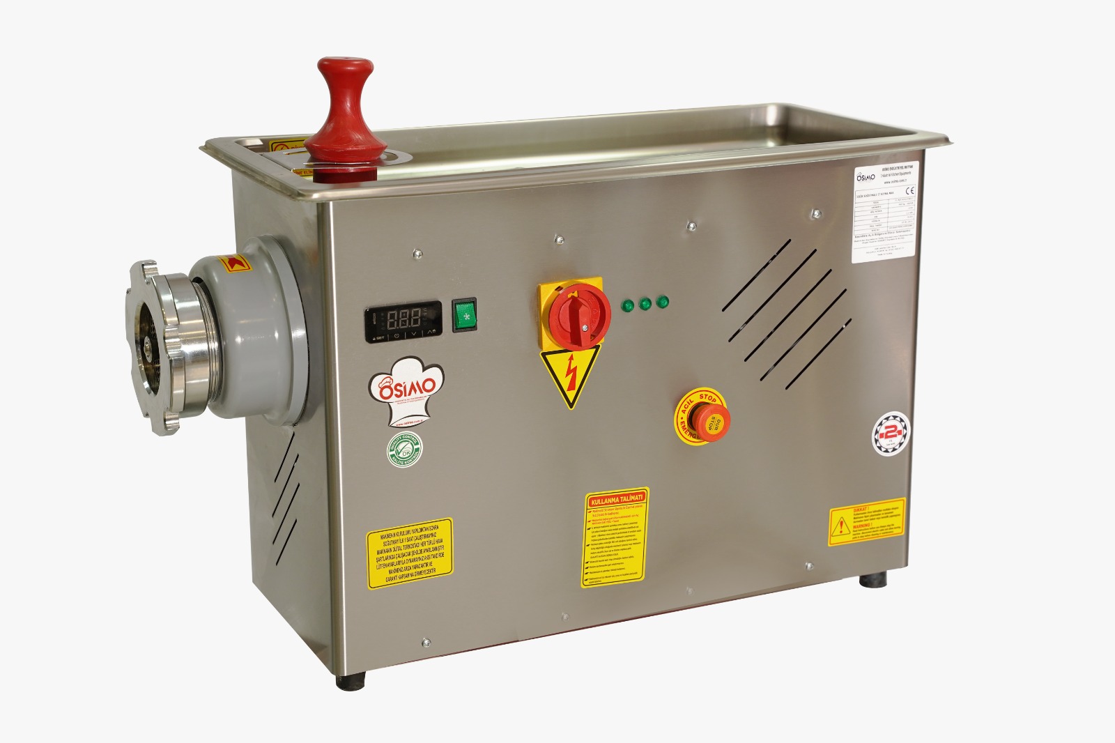 OSİMO 22 No Soğutmalı Et Kıyma Makinesi
